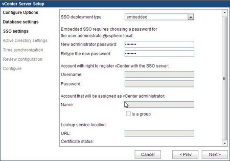 SSO - Administrator password