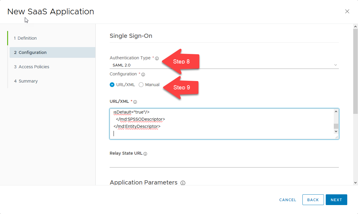 6. SaaS Configuration 1